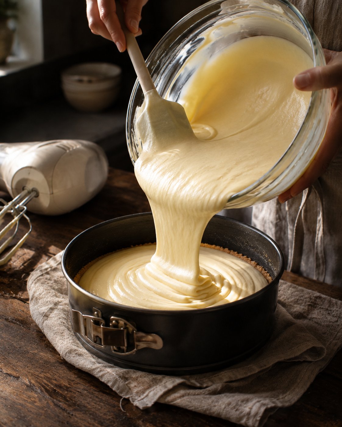 Fluffig-cremiger Frischkäsekuchen, der dir garantiert gelingt